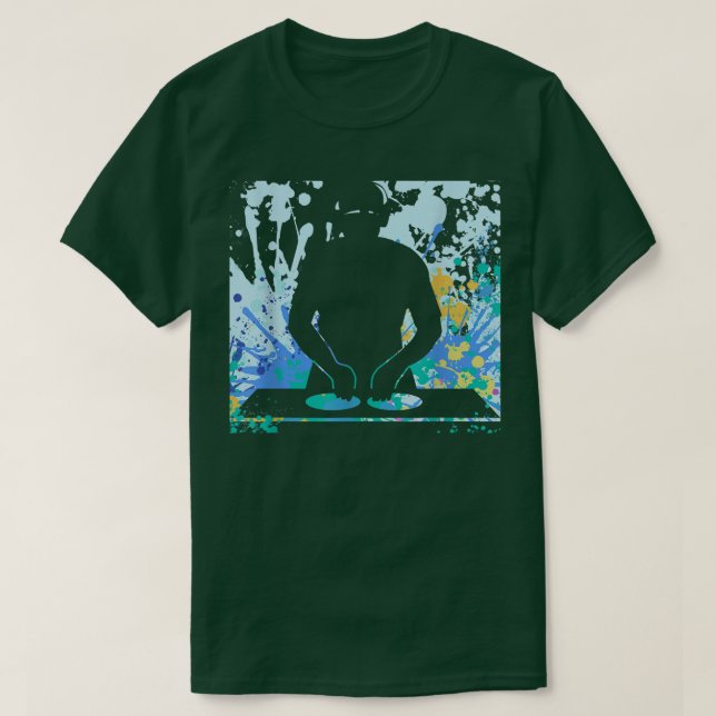 Turn Bord Music DJ T Shirt (Design framsida)