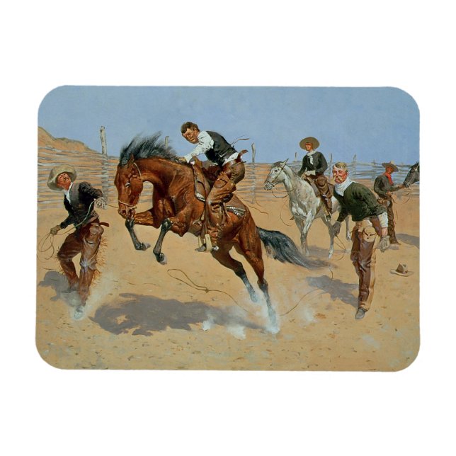 Turn Him Loose, Bill, c.1893 (oil on canvas) Magnet (Horisontell)