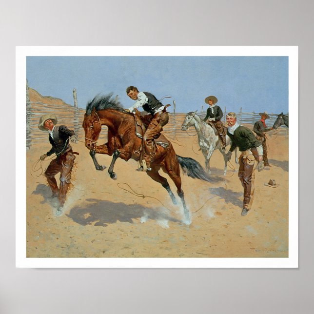 Turn Him Loose, Bill, c.1893 (oil on canvas) Poster (Framsidan)