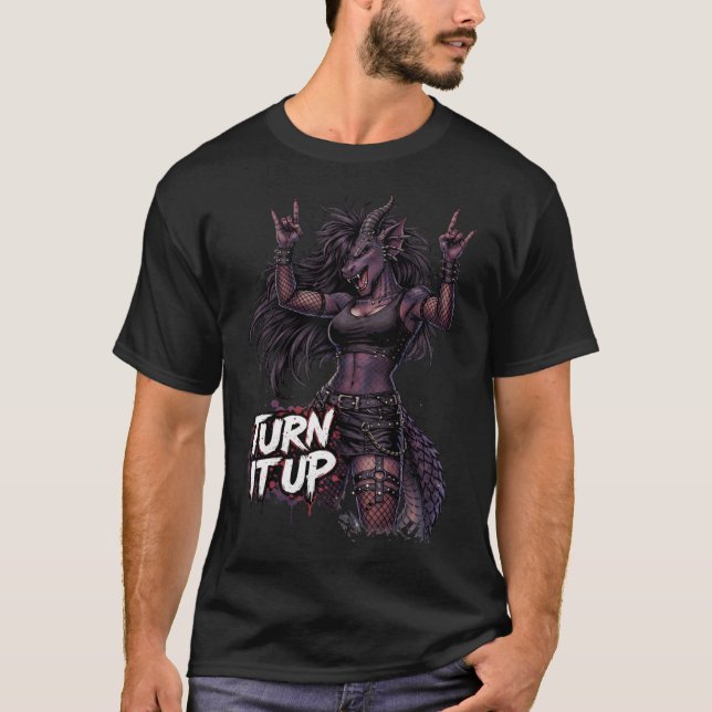 Turn It Up T Shirt (Framsida)