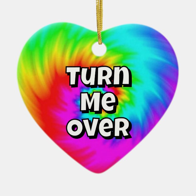 Turn me over - Thanks I needed that Julgransprydnad Keramik (Framsidan)