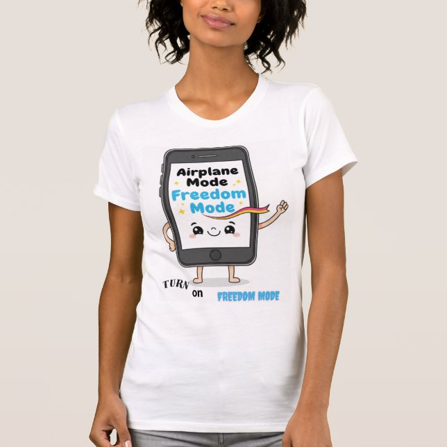 turn on freedom t-shirt (Framsida)