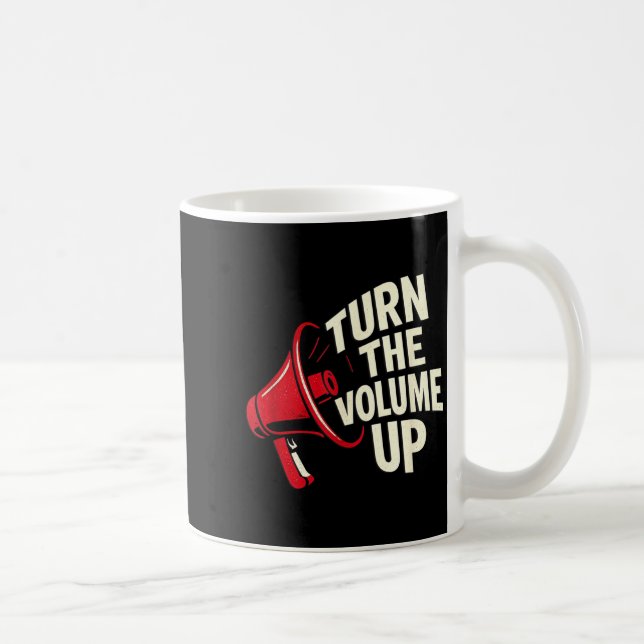 Turn The Volume Up  Kaffemugg (Höger)