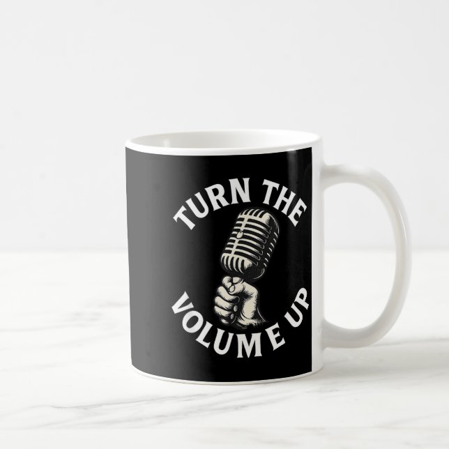 Turn The Volume Up  Kaffemugg (Höger)