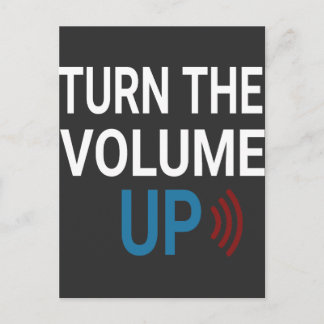 Turn the Volume Up Png Zohran Mamdani NYC T-Shirt Vykort