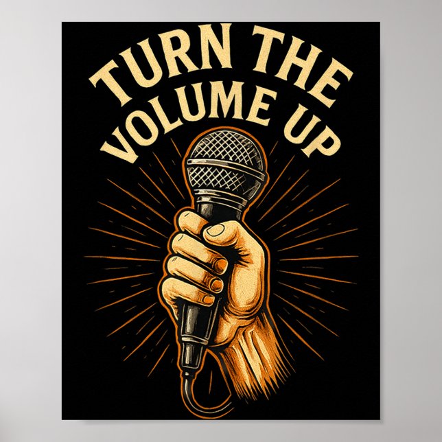 Turn The Volume Up  Poster (Framsidan)