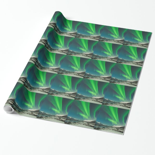 Turnåterigen Arm Aurora Presentpapper (Utrullad)