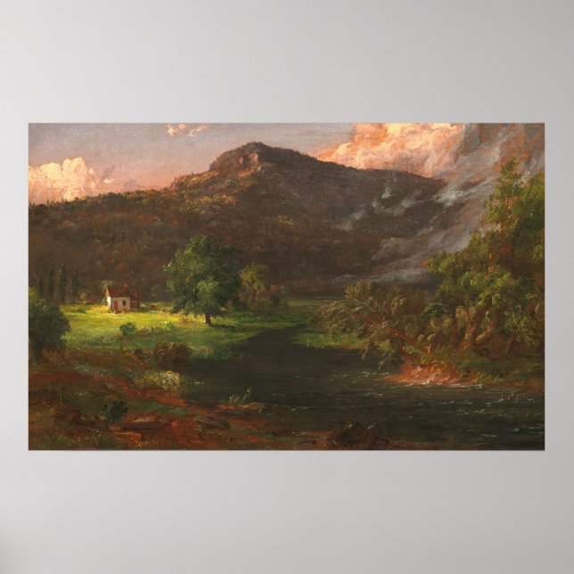 Turnberget - Jasper F. Cropsey Fine Art Poster (Framsidan)