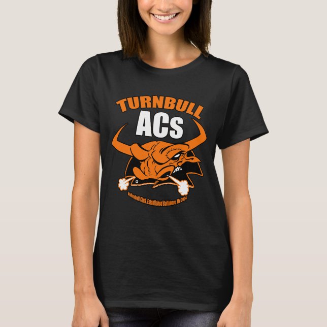 Turnbull ACs Volleyball Team shirt T Shirt (Framsida)