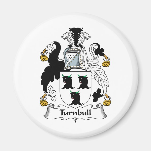 Turnbull Family Crest Magnet (Framsidan)
