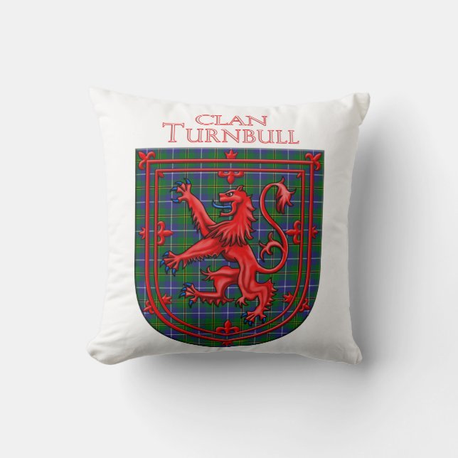 Turnbull Hunting Tartan Scottish Play Kudde (Framsida)