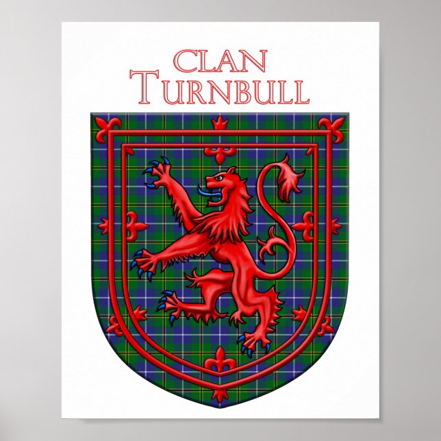 Turnbull Hunting Tartan Scottish Play Poster (Framsidan)