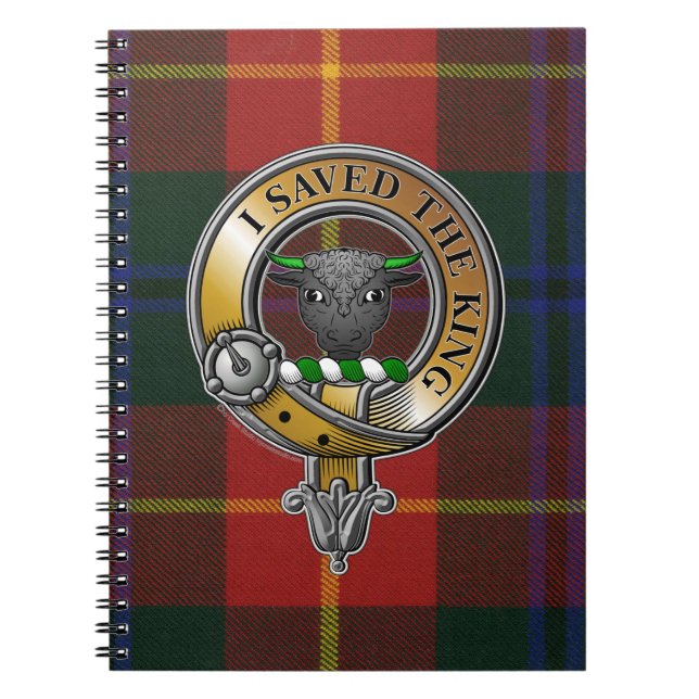 Turnbull Tartan & Badge Anteckningsbok (Framsidan)