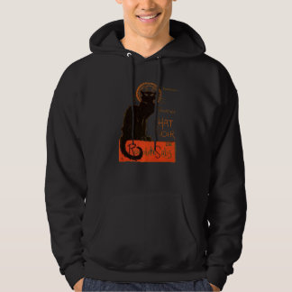 Turné Du Chat Noir Paris Nedsliten Vektor 2 Hoodie