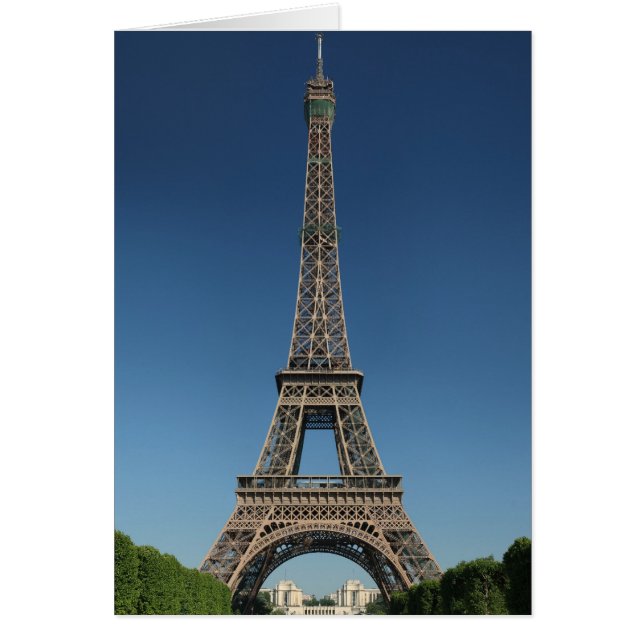turné eiffel hälsningskort (Framsidan)