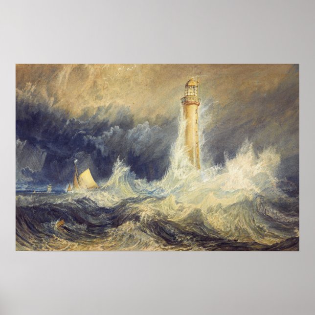 Turner - Bell Rock Lighthouse Poster (Framsidan)