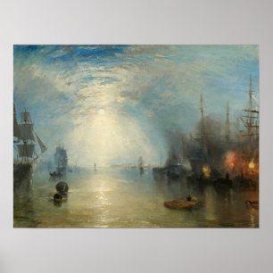 Turner - bergsbor i kol av månljus poster