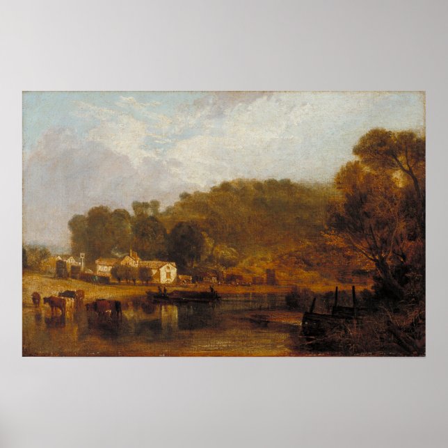 Turner - Cliveden On Thames Poster (Framsidan)