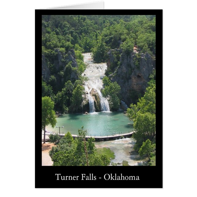 Turner Falls Hälsningskort (Framsidan)