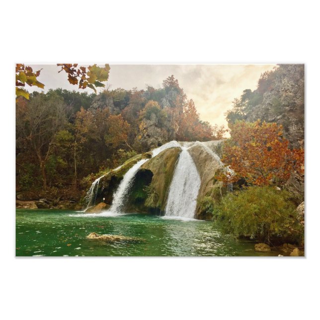 Turner Falls Oklahoma Waterfall Fototryck (Framsidan)