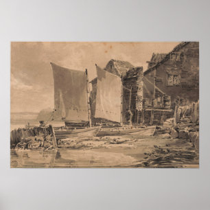 Turner - Fiskarens studenduva Poster