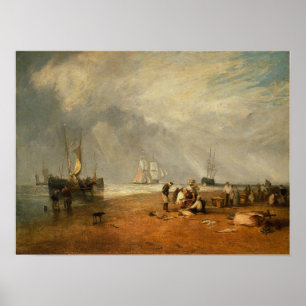 Turner - Fiskemarknaden vid höftstrasch Poster