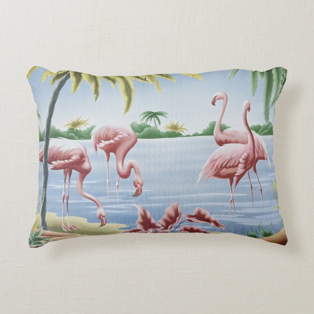 Turner Flamingo Dekorativ kudde med Vibrant Färg (Framsidan)