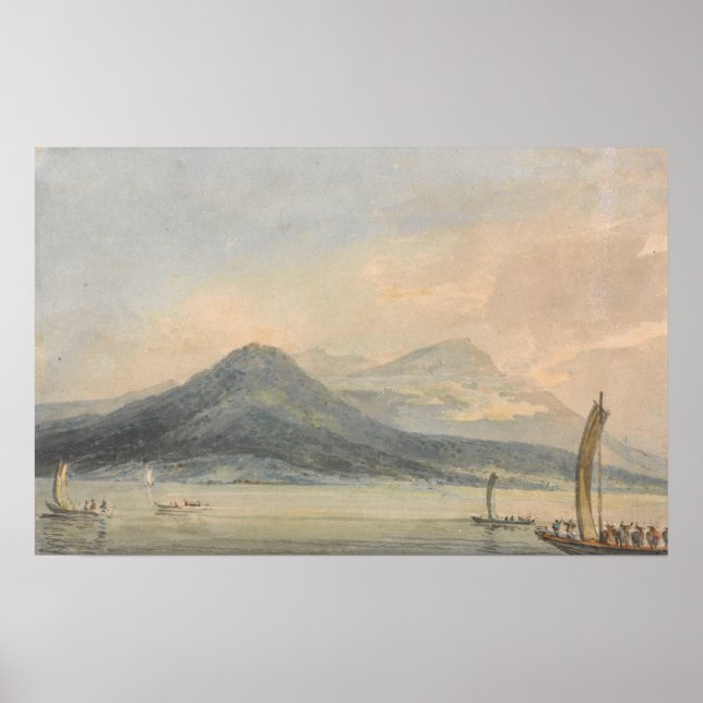 Turner - Från Isole Borromee Lago Maggiore Poster (Framsidan)