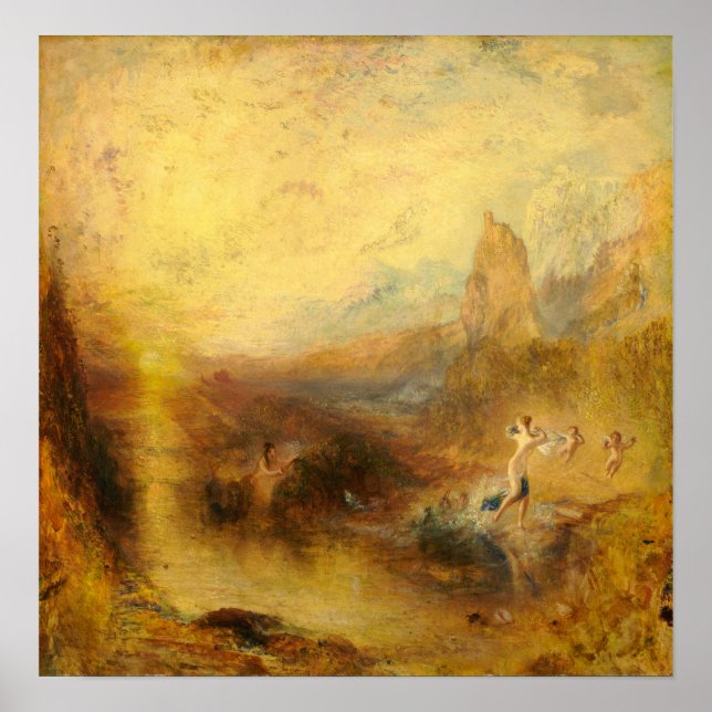 Turner - Glaucus och Scylla Poster (Framsidan)