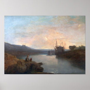 Turner - Harlech Castle från Twgwyn Ferry Summer Poster