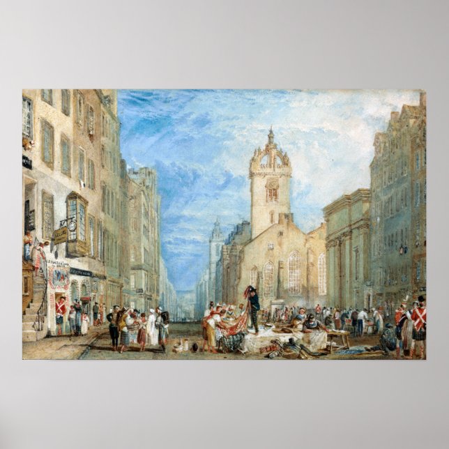 Turner - High Street Edinburgh Poster (Framsidan)