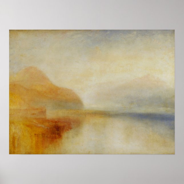 Turner - Inverary Pier Loch Fyne, morgon Poster (Framsidan)