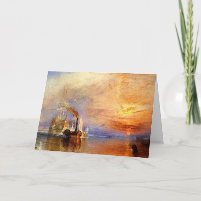 turner, j m w - stridshandlingen till honom kort (Framsida)