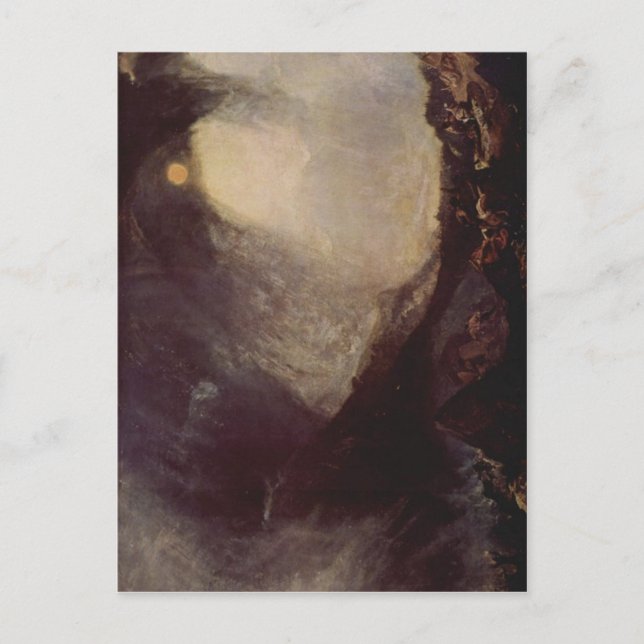 Turner, Joseph Mallord William Schneesturm: Hannib Vykort (Framsida)