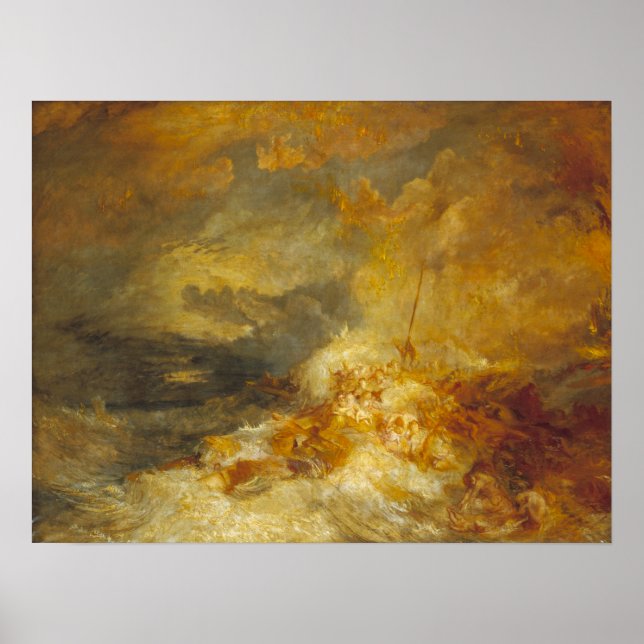Turner - Katastrof till sjöss Poster (Framsidan)