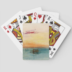 Turner - LagunVenedig vid Sunset Casinokort