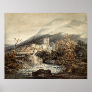 Turner - Llanthony Abbey, Monmouthshire Poster