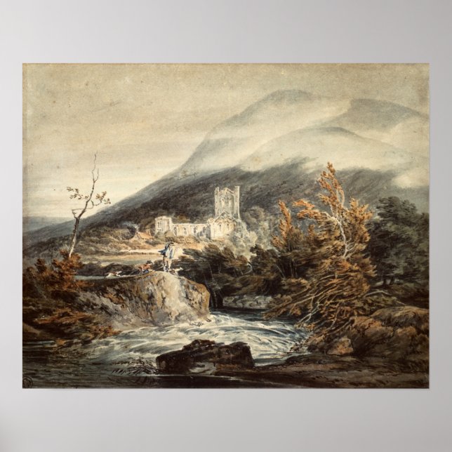Turner - Llanthony Abbey, Monmouthshire Poster (Framsidan)
