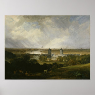 Turner - London från Greenwich Park Poster