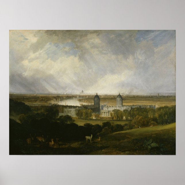 Turner - London från Greenwich Park Poster (Framsidan)