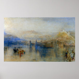 Turner - Lusern från Sjö Poster