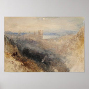 Turner - Måne Över Lausanne Poster
