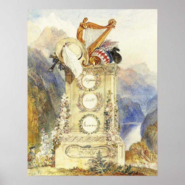 Turner - Memorial to Byron Scott and Moore Poster (Framsidan)