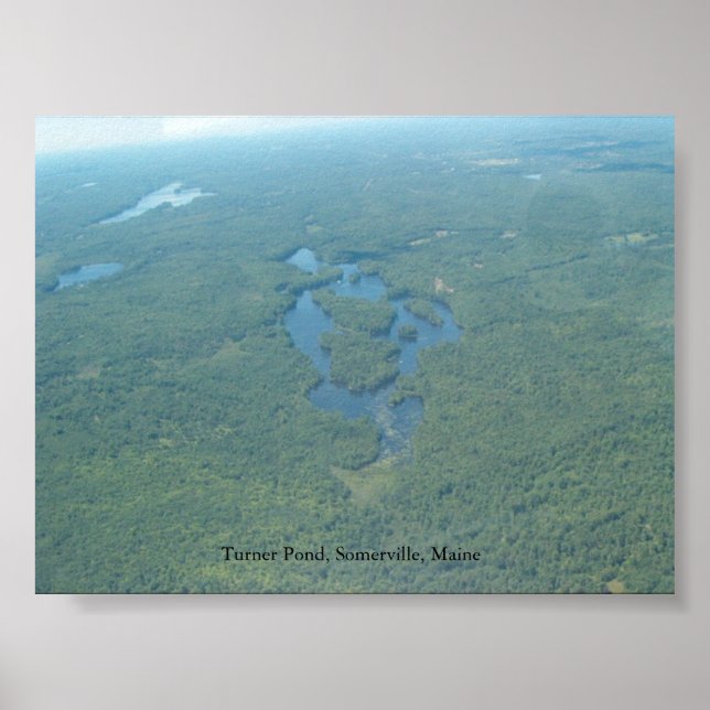 Turner Pond, Somerville Maine Poster (Framsidan)