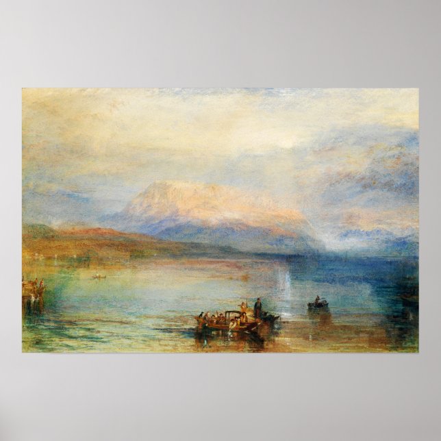 Turner - Red Rigi Poster (Framsidan)