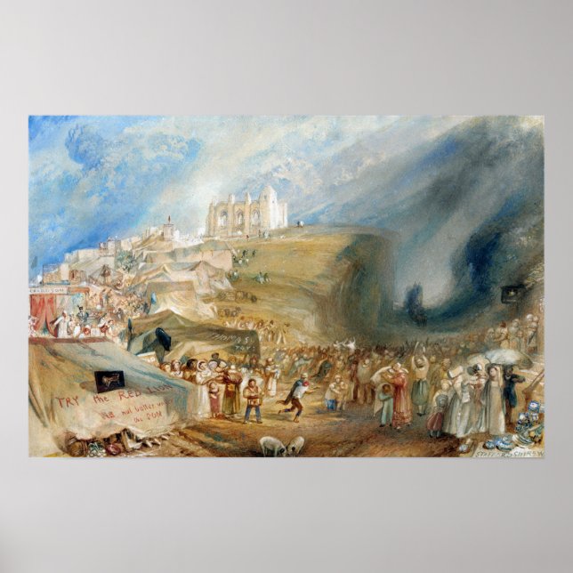 Turner - Saint Catherine's Hill Guildford Surrey Poster (Framsidan)