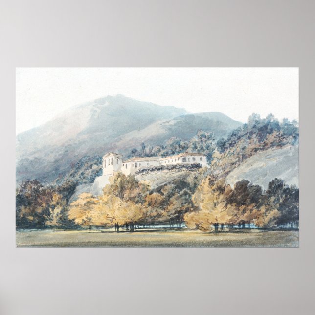 Turner - Santa Lucia Convent Nära Caserta Poster (Framsidan)