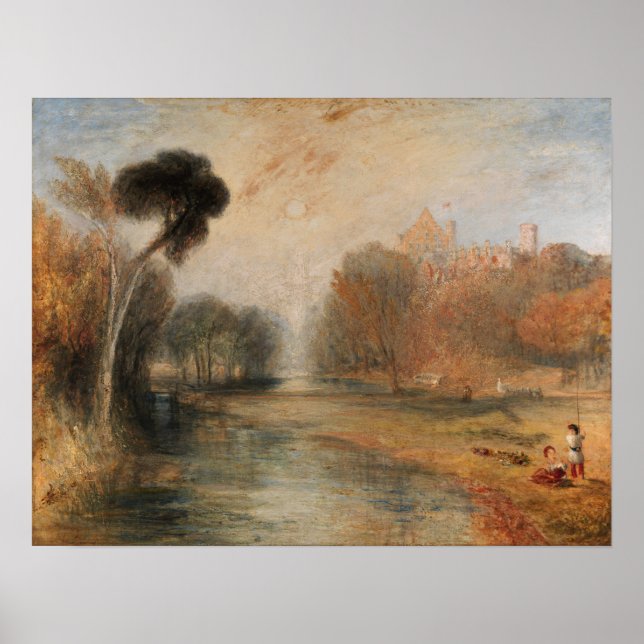 Turner - Slottet Rosenau Coburg Poster (Framsidan)