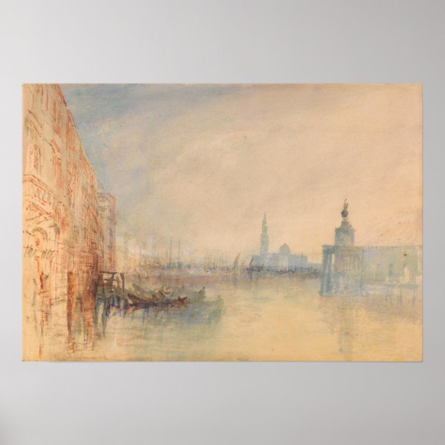 Turner - Stora Canalsmynningen, Venedig Poster (Framsidan)