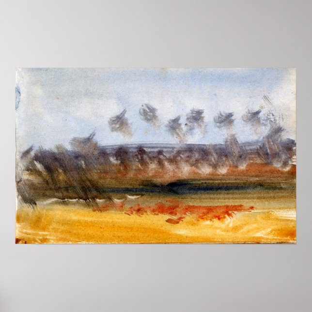 Turner - Studie, från Channel Sketchbook Poster (Framsidan)